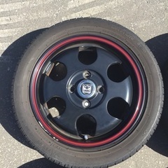 デイトナ風 14インチ バリ溝 165/55R14 4本セット