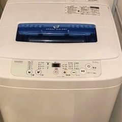 美品 洗濯機 Haier jw-k42k(w) 