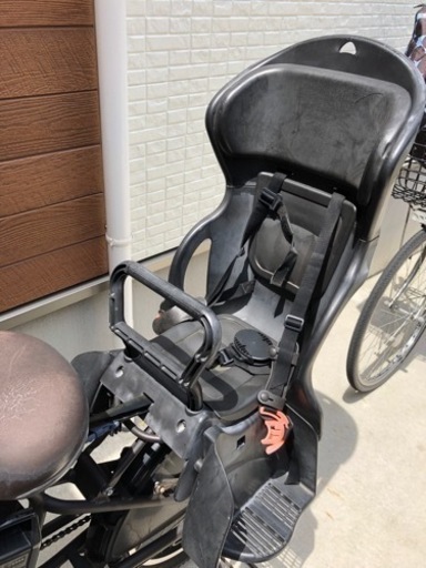 電動アシスト自転車 3人乗り電動自転車 チャイルドシートつき 難あり