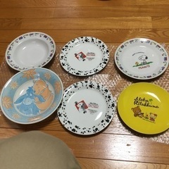キャラクター皿６枚