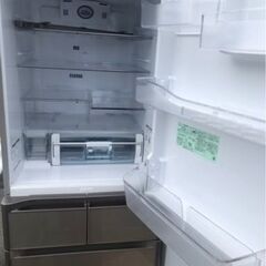 配送可能 美品 ガラス 日立 HITACHI R-S4200E-XN [冷蔵庫 真空チルド 