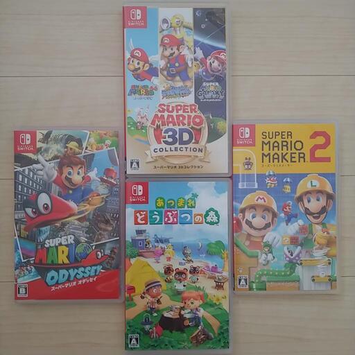 Switchソフト4本セット9800円