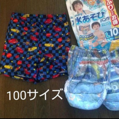 男の子用水着100サイズ　カーズ