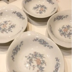 昭和レトロカレー皿４枚