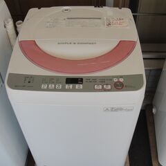 シャープ 6kg洗濯機 2016年製 ES-GE60R【モノ市場...