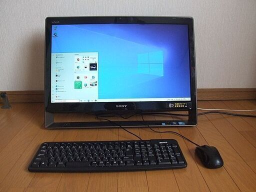 24型フルHD 1TB 地デジ SONY VAIO VPCL118FJ 一体型パソコン (a227)