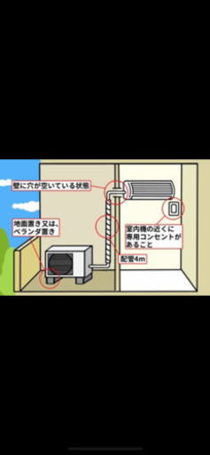 決定　ありがとうございます。　動作保証❗️ 音声ガイド付き　FUJITSU エアコン　6畳　2.2k ②