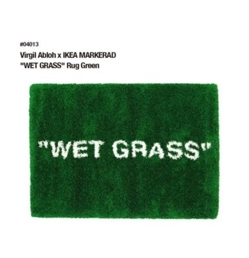 IKEA MARKERAD WET GRASS ラグ Virgil Abloh