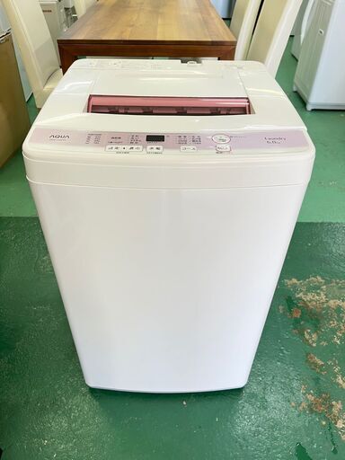 商談中　★AQUA★AQW-KS6F 6kg 洗濯機 2017年 アクア 全自動洗濯機 生活家電