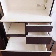 キッチンボード（ブラウン） 幅88cm × 高さ201cm [クリーニング済 