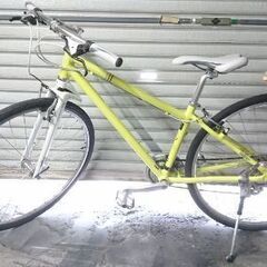 自転車中古 クロスバイク FERTILE 変速8×3 フレームサイズ380 タイヤ700C 