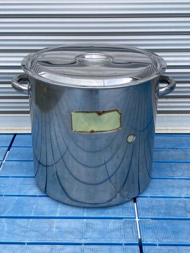 EBM　半寸胴鍋　39cm　46L　モリブデン鋼入　SUS316（耐酸性）
