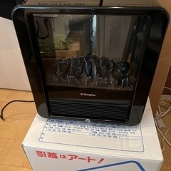 【無料】Dimplexミニキューブ　暖炉型電気ヒーター