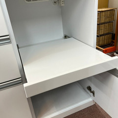 ✨ガラス戸オシャレ✨モノトーン仕様の食器棚