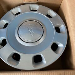 FIAT 500 純正スチールホイール＆ホイールカバー！４個セット！！美品！！