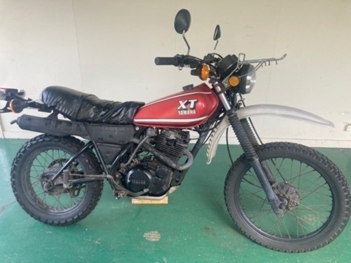 不動　部品取り　書類有　ヤマハ　xt250  3y5