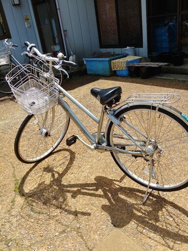 【商談決定】通学自転車①  ステンレス  シティサイクル