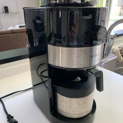 シロカ　コーン式全自動コーヒーメーカー　SC-C122
