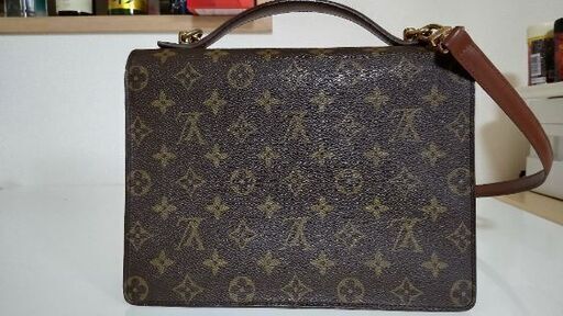 ルイヴィトン モンソー28モノグラム ハンドバッグ ショルダーバッグ