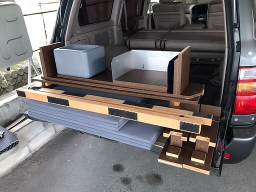 ランクル 100 ベッドキット キャンピングキット 車中泊 キャンプ ランドクルーザー