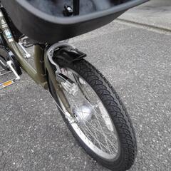 中古自転車2095 前後タイヤ新品！ 子供乗自転車 マルイシ ふらっか