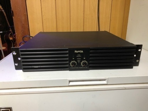 Panasonic ラムサ2チャンネルパワーアンプWP-1100 アンプ Panasonic ラムサ2チャンネルパワーアンプWP-1100 アンプ