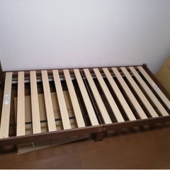 ニトリシングル木製ベッド&マット