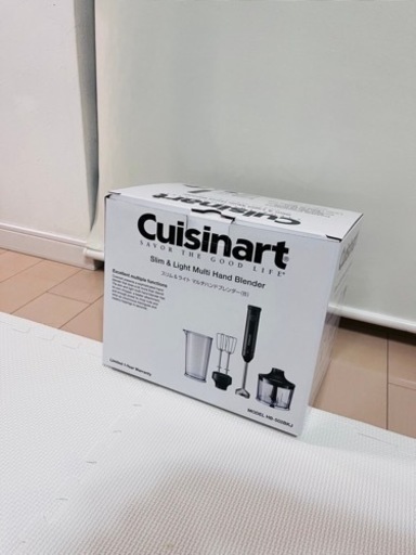 新品未使用:クイジナート Cuisinartスリム\u0026ライト マルチハンドブレンダー