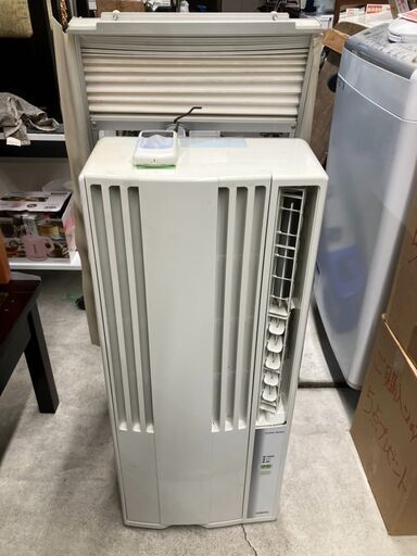 ☆中古￥19,800！【会員価格￥19,800】コロナ　ルームエアコン　家電　ウインド形冷房用　CW-F1617型　2017年製　【BF215】