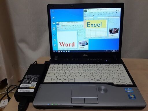 済み_Win10(Win11も可)、OFFICE2010 STARTER　富士通 FMV LIFEBOOK P772/F ノートパソコン（お試しOK）