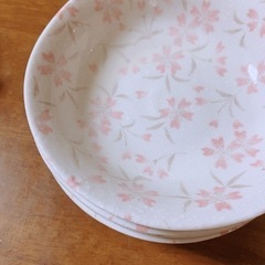 皿(桜) 5枚セット