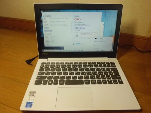 \u003c取引終了\u003eちっちゃいPCどうですか？win10ﾜｰﾄﾞｴｸｾﾙ2021付 ﾚﾉﾎﾞ11.6ｲﾝﾁ
