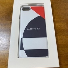 ラコステ　スマホケース　iphone7用　(非売品、未使用)