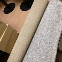 【IKEA】カーペット・じゅうたん　グレー系