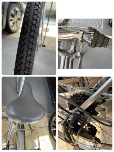 [お話中]ノーパンク自転車27インチ6段GAKUCHARI