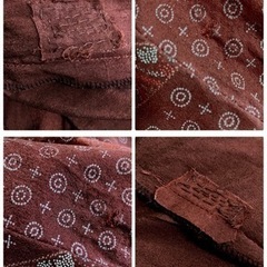 ご購入者様決定モダンアート アジアン 和エスニック 半袖 ブラウス