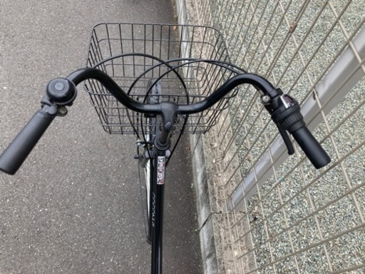 自転車 (美品)COCONUT変速自転車(籠付き)