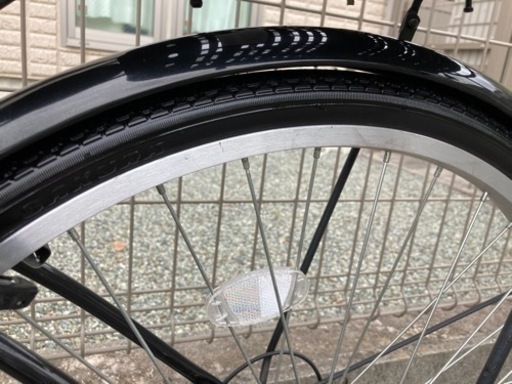 自転車 (美品)COCONUT変速自転車(籠付き)