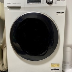 【ネット決済】(美品)ドラム式洗濯機　AQW-FV800E（W）
