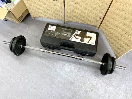 鉄人倶楽部　バーベルセット　25kg ザ・バーベル 25kg ウエイト ケース付き KW-732 鉄人倶楽部