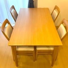 ナチュラルウッド調 | ダイニングテーブルセット