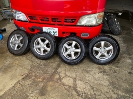 タイヤほぼ新品 ☆マーク3☆ 金額相談可 PCD100 旧車 タイヤほぼ新品