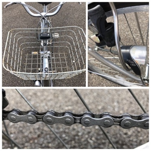 No.280 【ノーマルLEDライト, 6段変速】★激安★ 中古自転車   27インチ 軽整備済み 安い 防犯登録 町田市 麻生区 神奈川 No.280 【ノーマルLEDライト, 6段変速】☆激安☆ 中古自転車 27インチ 軽