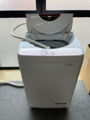 【簡易通電品】SHARP シャープ 6kg es-ge60l-p 2012年製