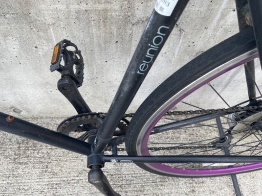 reunion レユニオン クロスバイク 8段変速 510 アルミフレーム 中古 自転車