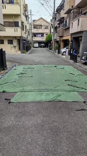 トラックシート【特注、鳥居部分絞りロープ有り】