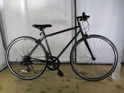 C29★12800円スタート★整備済み スポーツ中古自転車 back packer ブラック　7段　46ｃｍ【クロスバイク】 C29☆12800円スタート☆整備済み スポーツ中古自転車 back packer