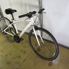 C33☆20800円☆整備済み スポーツ中古自転車 air-on ホワイト アルミ