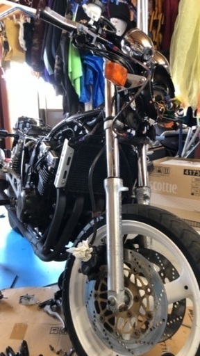 GSX400 インパルス　レストア途中