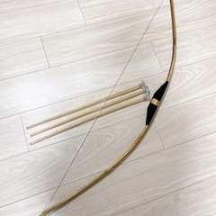 竹製手作り弓矢セット 120cm【懐かしの玩具】おもちゃ